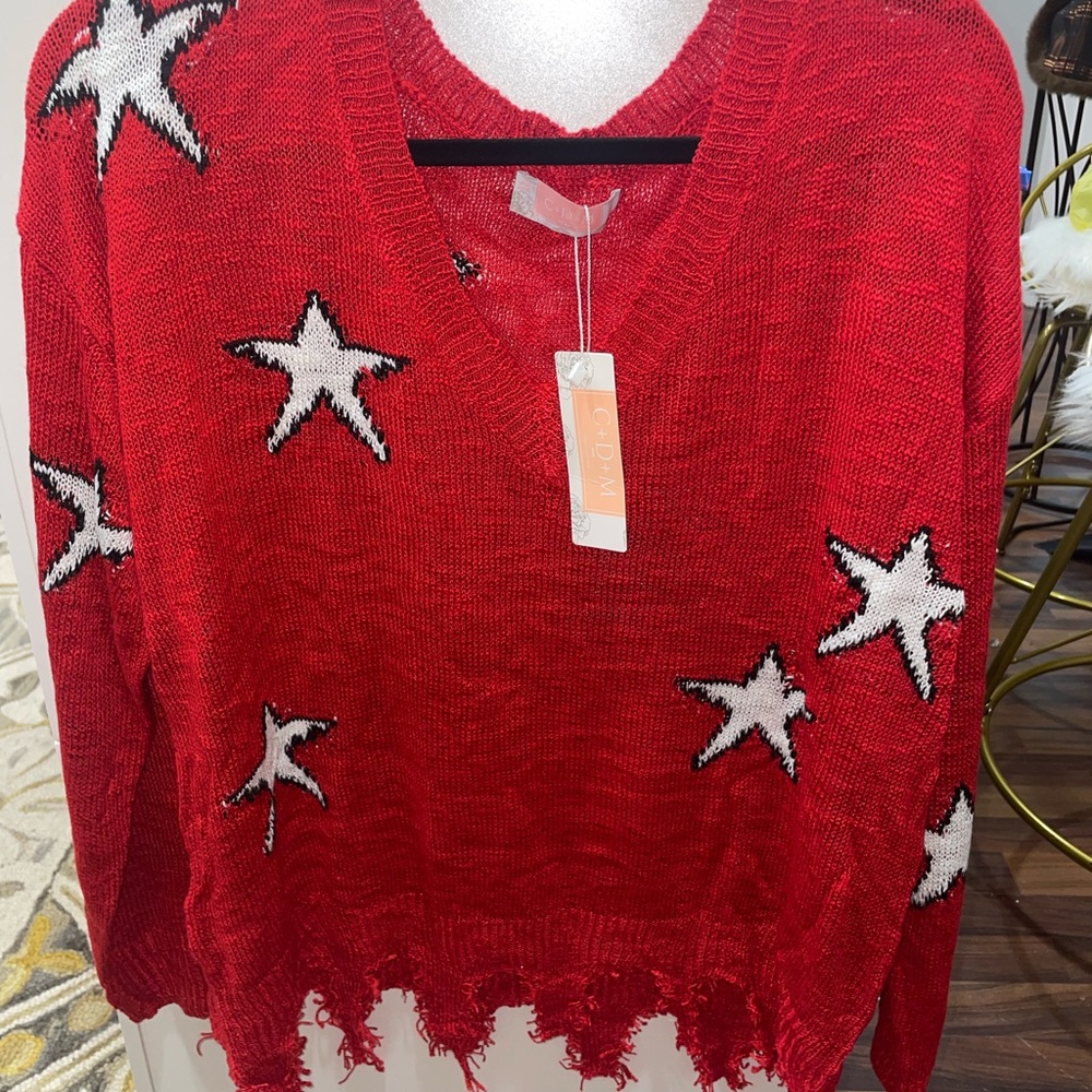 CDM Red Stars Sweater